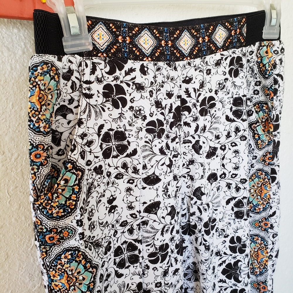 Pattern casual pull on pants - Picture 3 of 9
